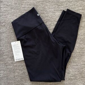 BNWT Lululemon Black Leggings Wunder Under HR 28” size 12